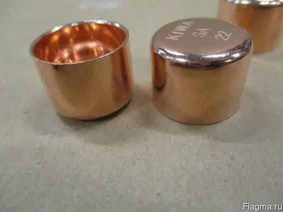 Заглушка медная